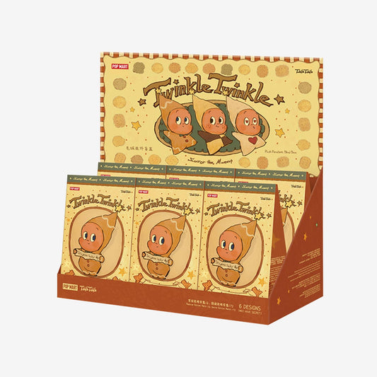 Twinkle Twinkle Savor the Moment display case of sealed blind boxes; label reads 6 designs, may have secret