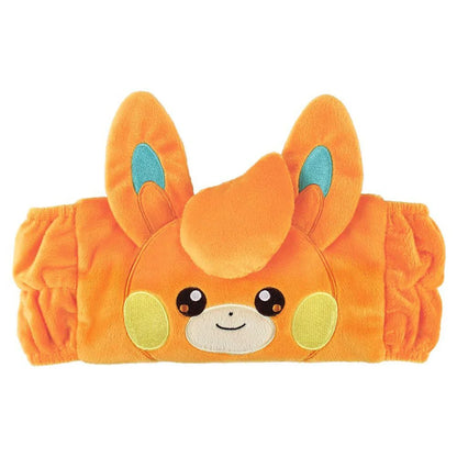 Pawmi Pokemon Hair Band: orange plush headband with tall ears, yellow cheeks and a cream muzzle